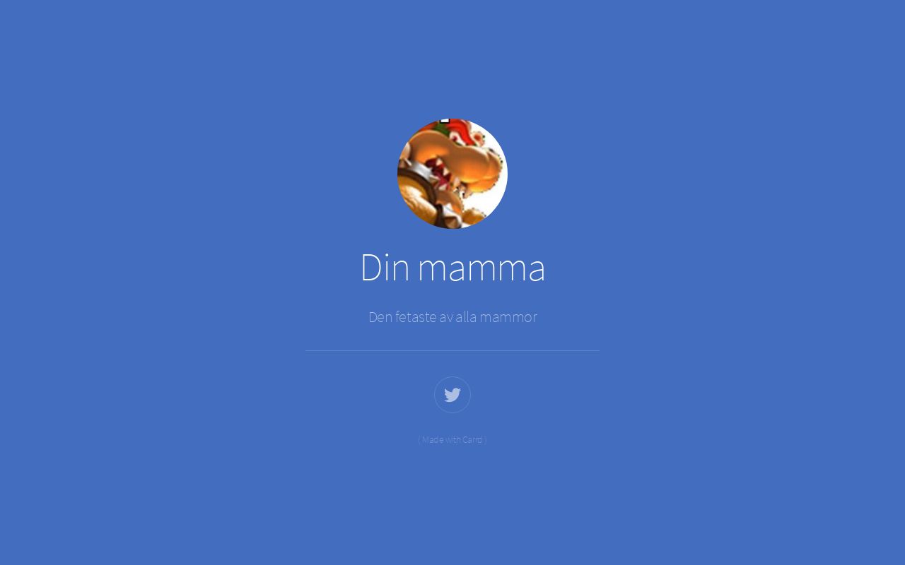 Carrd profile picture for @mamma